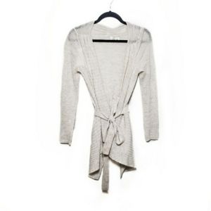 Anthro Ribbed Moth Lightweight Open Knit Cardigan